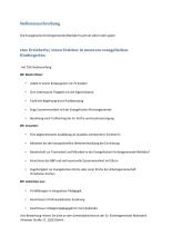Stellenausschreibung Kindergarten