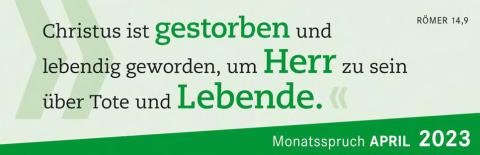 Monatsspruch April 2023