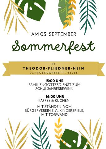 Sommerfest TFH 2023