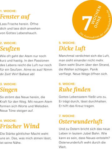 Programm 7 Wochen ohne