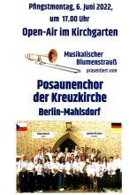 Posaunenkonzert Kreuzkirche am 6.6.2022