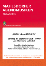 Mahlsdorf Sommer Konzert September Himmlisch